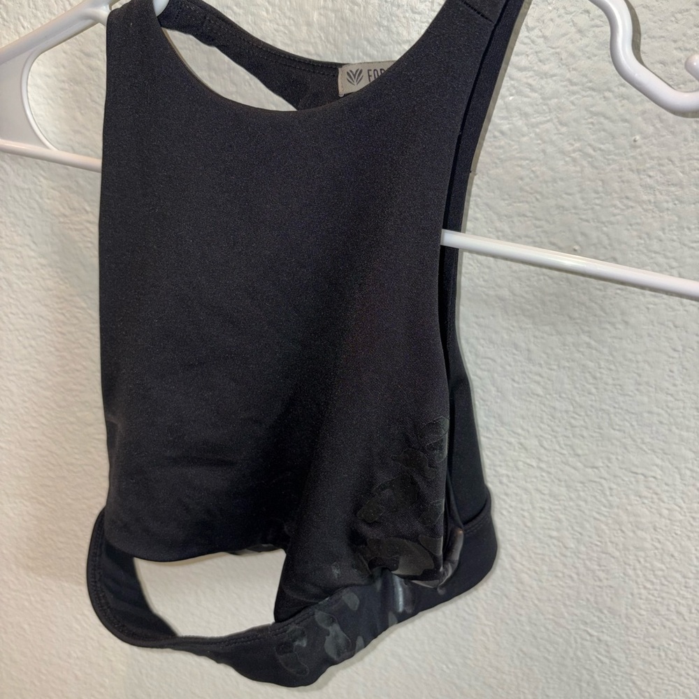 Forever 21 Black Sports Bra